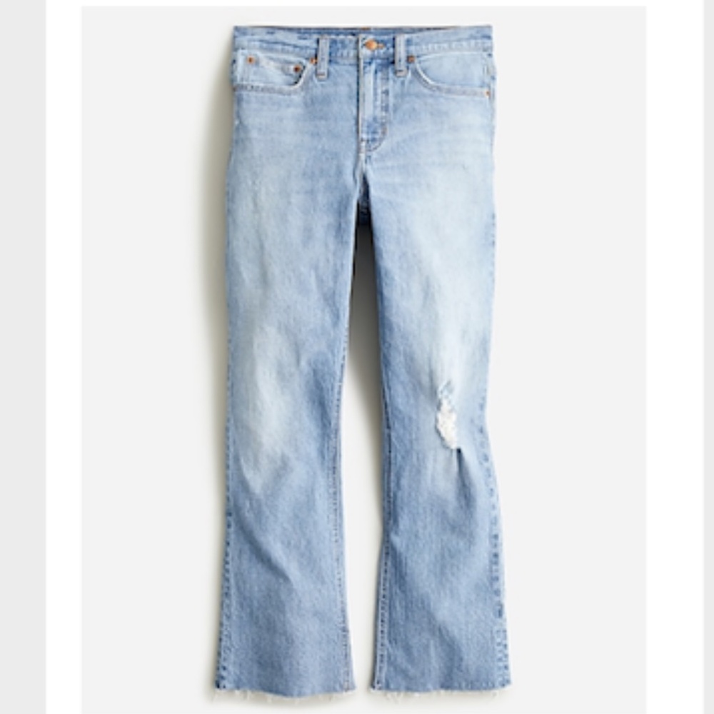 NWT JCREW 10" Demi Boot Crop Jean - Picture 1 of 5